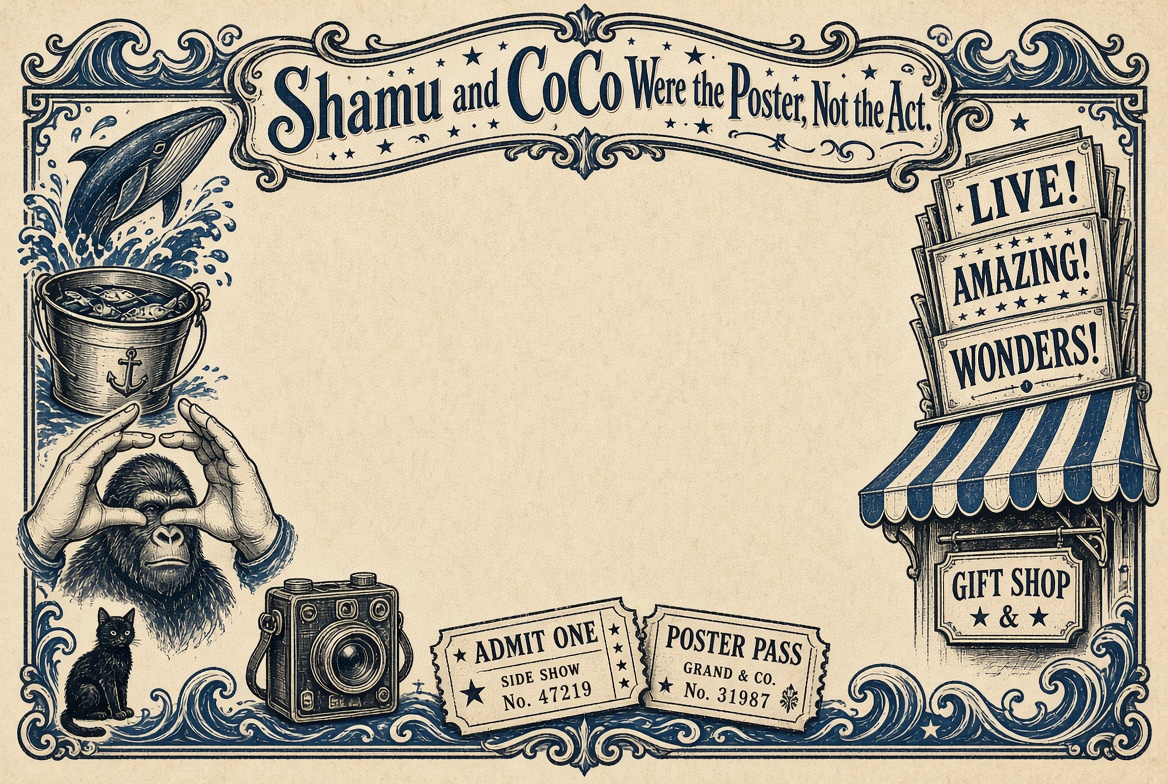 Shamu and CoCo Were the Poster, Not the Act